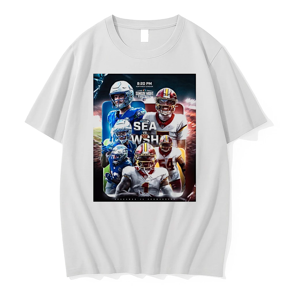 Seattle Seahawks Vs Washington Commanders Sunday Night Football Graphic Northwest Stadium Shirts