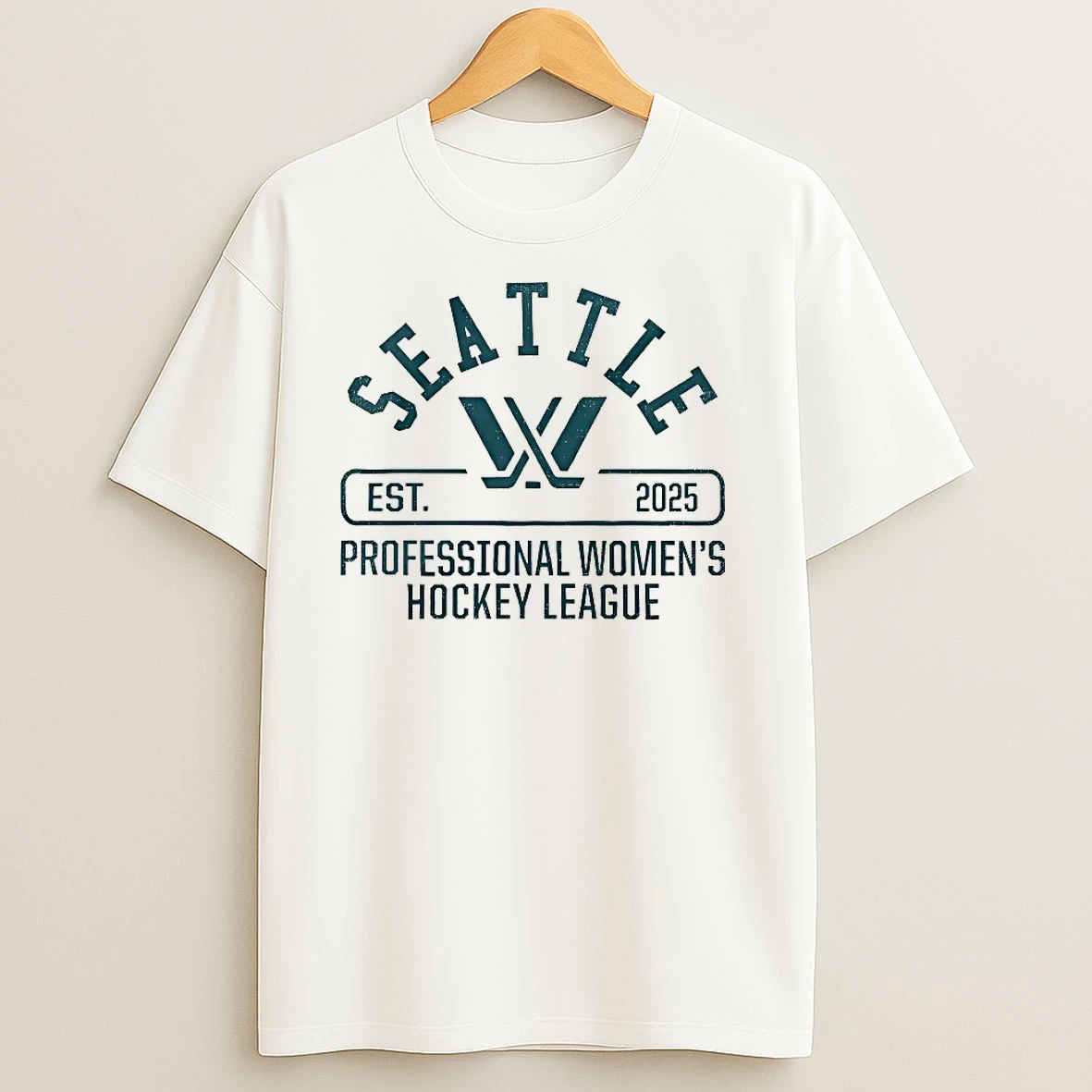Seattle Est 2025 Pwhl T Shirts