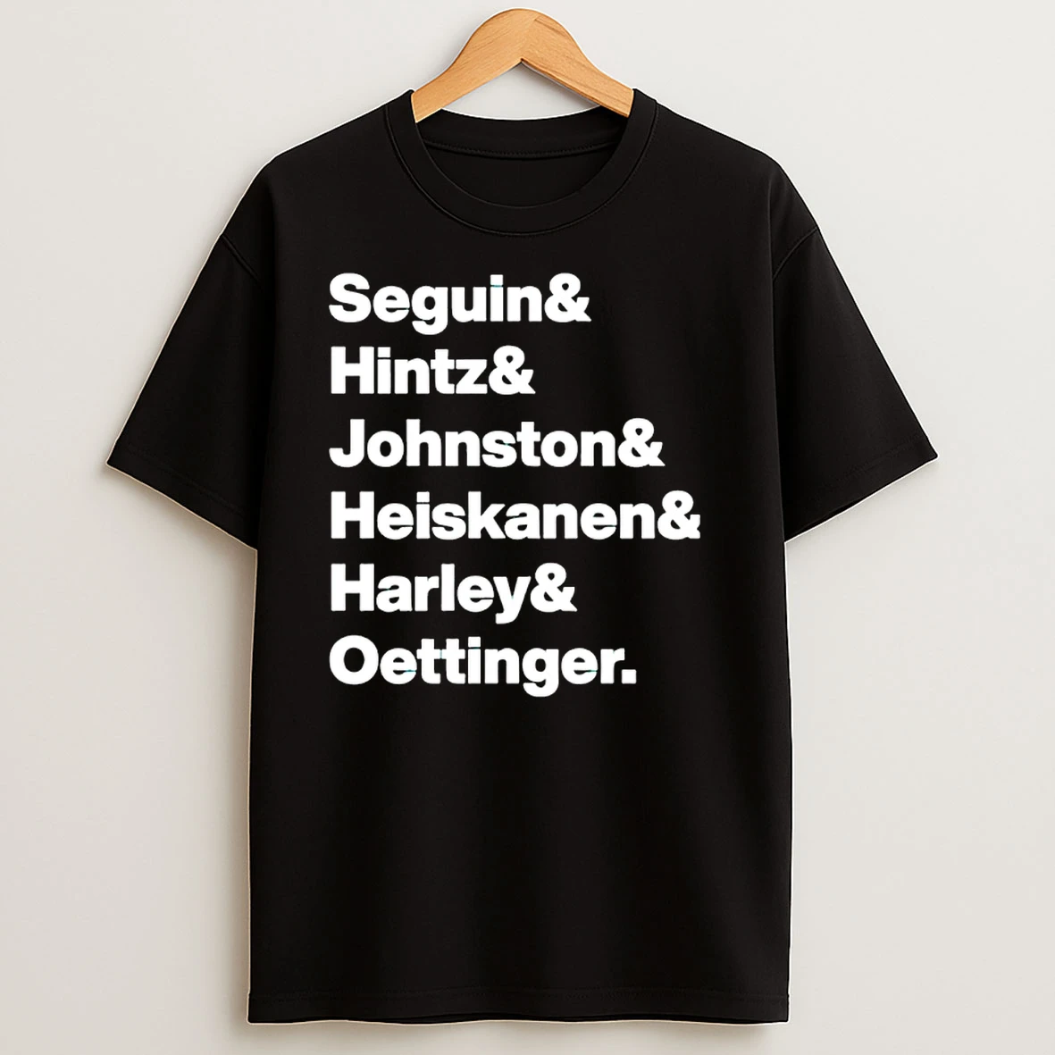 Seguin Hintz Johnston Heiskanen Harley Oettinger T Shirts