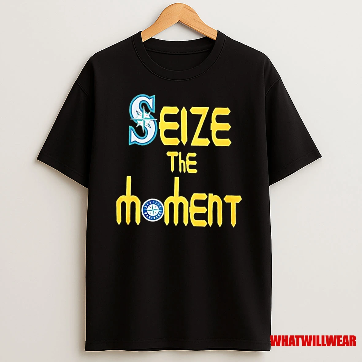Seize The Moment Seattle Mariners Baseball Logo Shirts