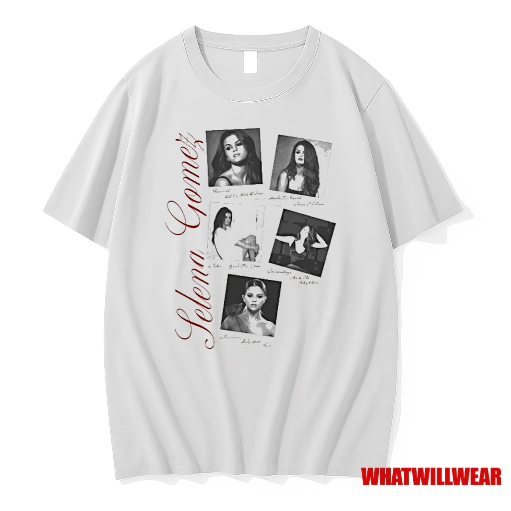 Selena Gomez Revival Washed Photo Shirts