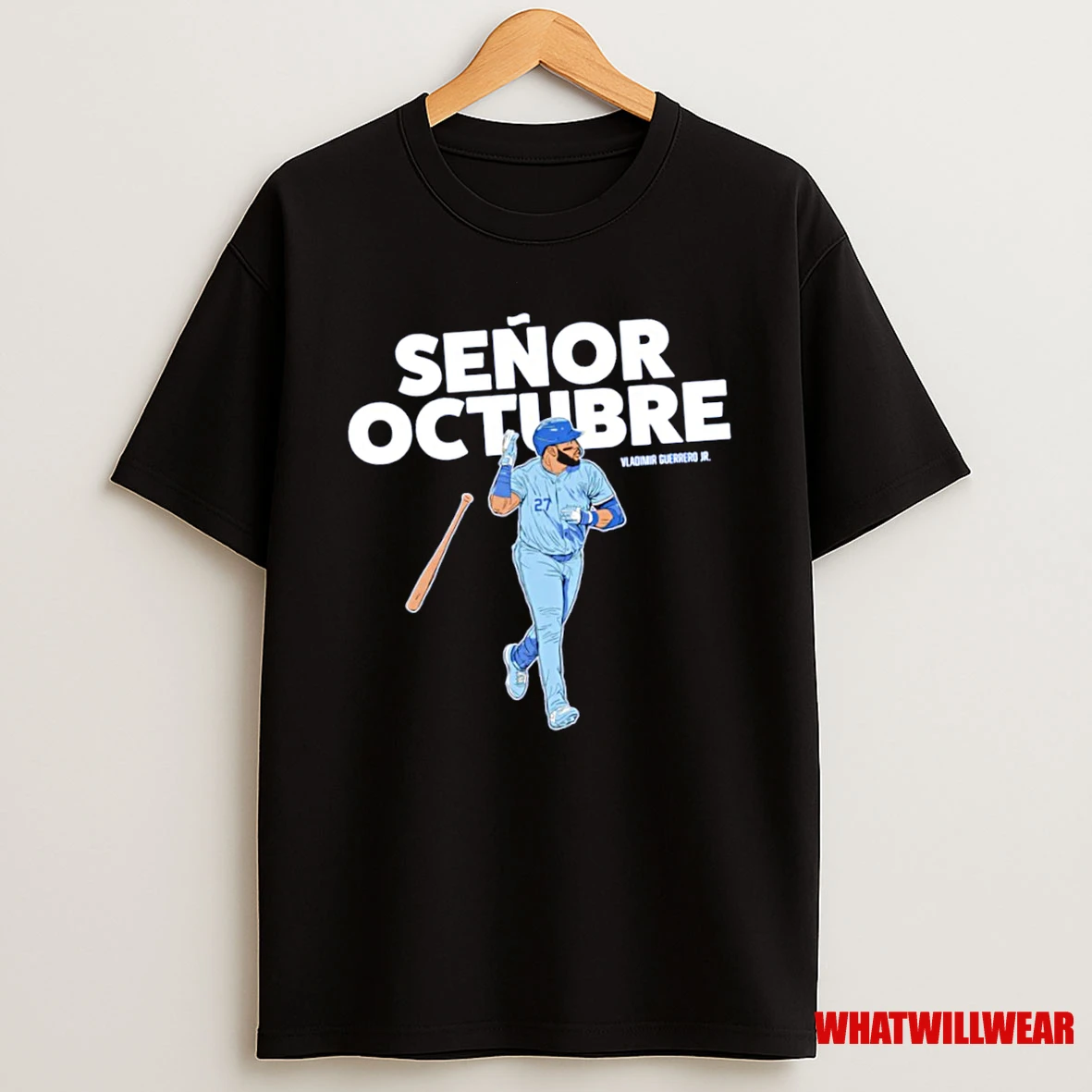 Senor Octubre Vladimir Guerrero Jr Toronto Blue Jays Baseball Shirts