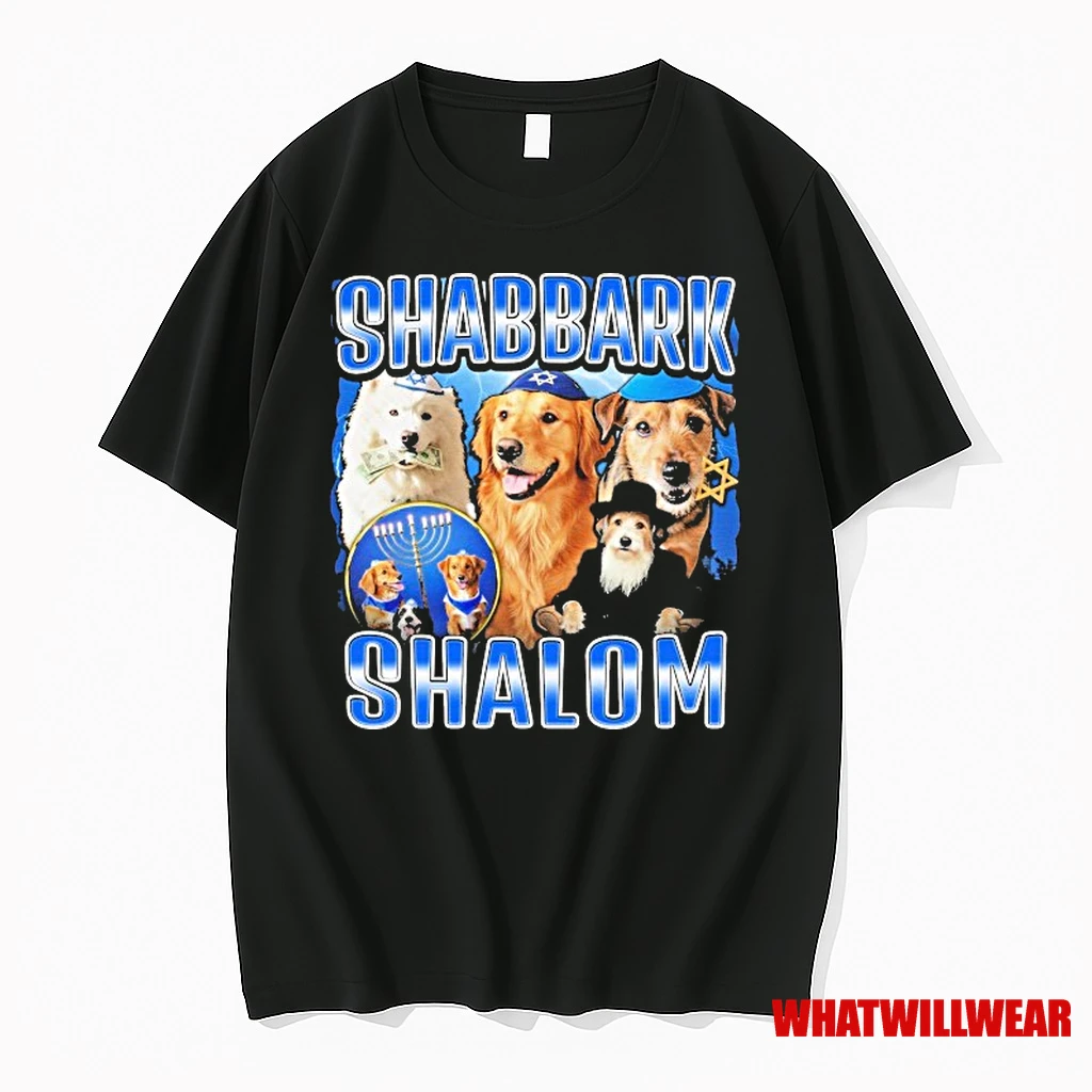 Shabbark Shalom Star Of David Israel Dog Shirts