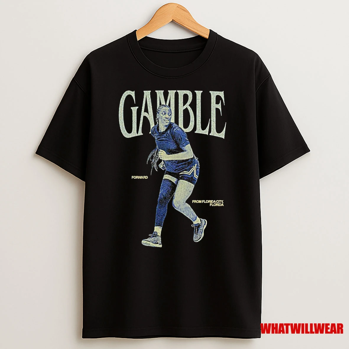 Shanaii Gamble Coppin State Eagles Forward Vintage Shirts