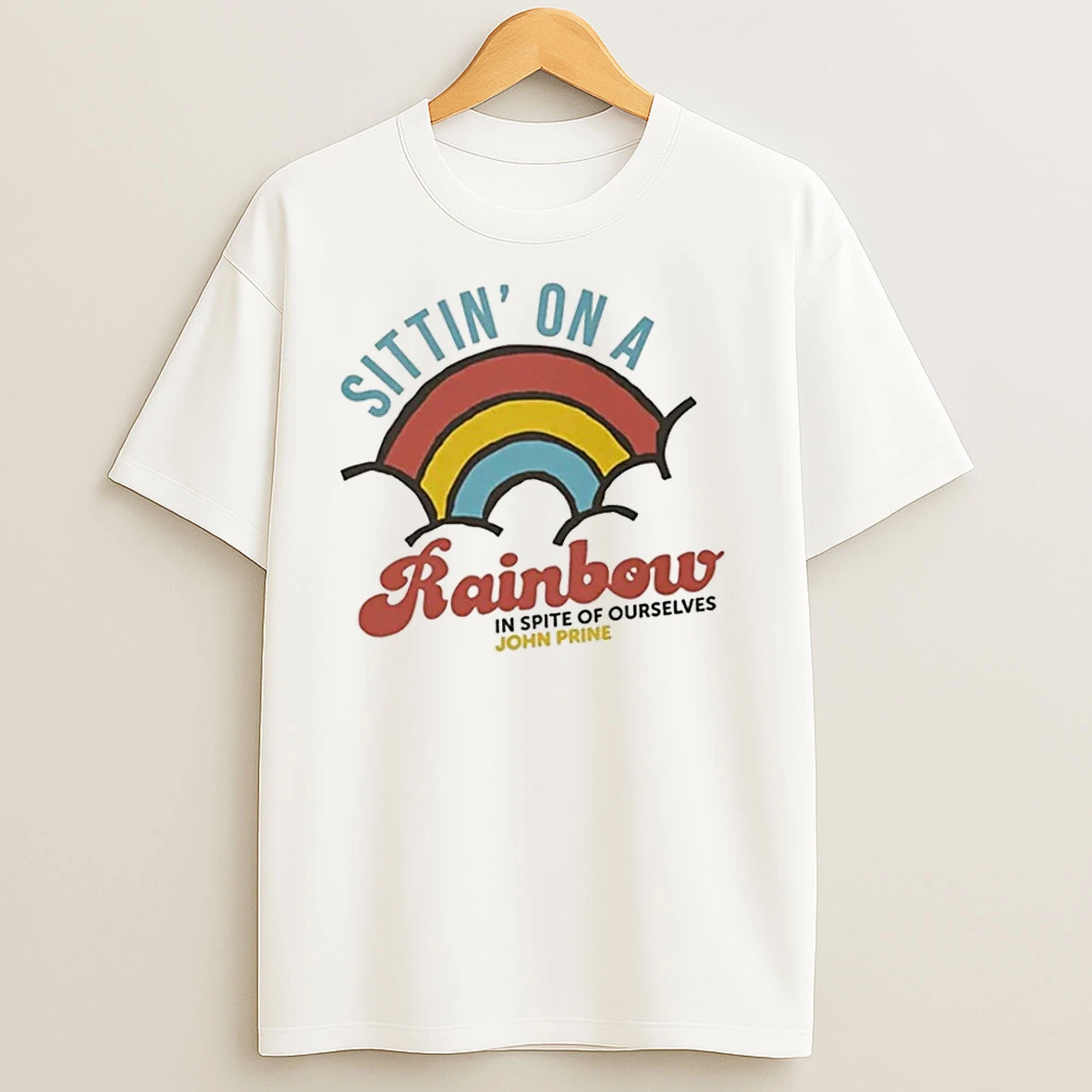 Sheriff Country Wes Fox Sittin On A Rainbow T Shirts