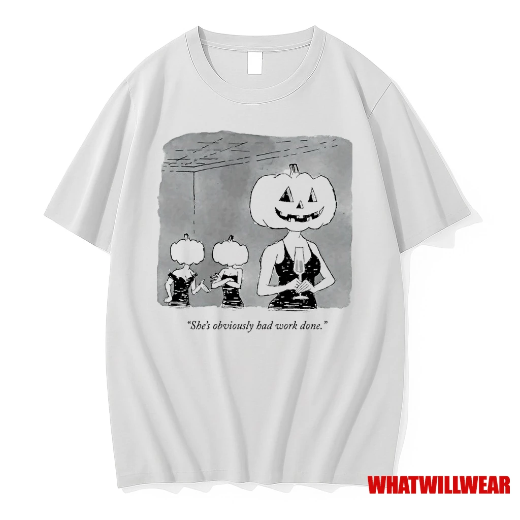 Shes Obviously Had Work Done Pumpkin Halloween Shirts