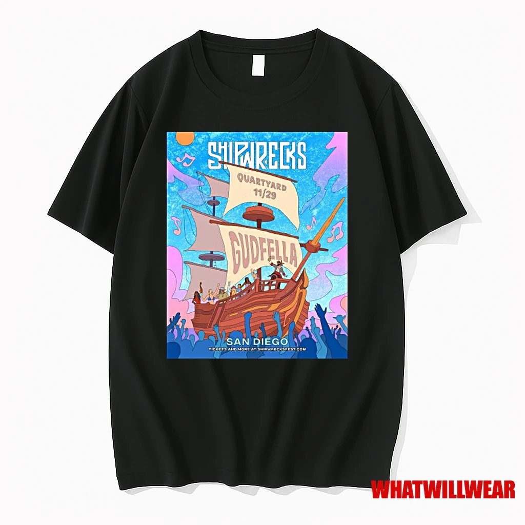 Shipwrecks Music Fest Quartyard In San Diego Ca Nov 29 2025 Shirts