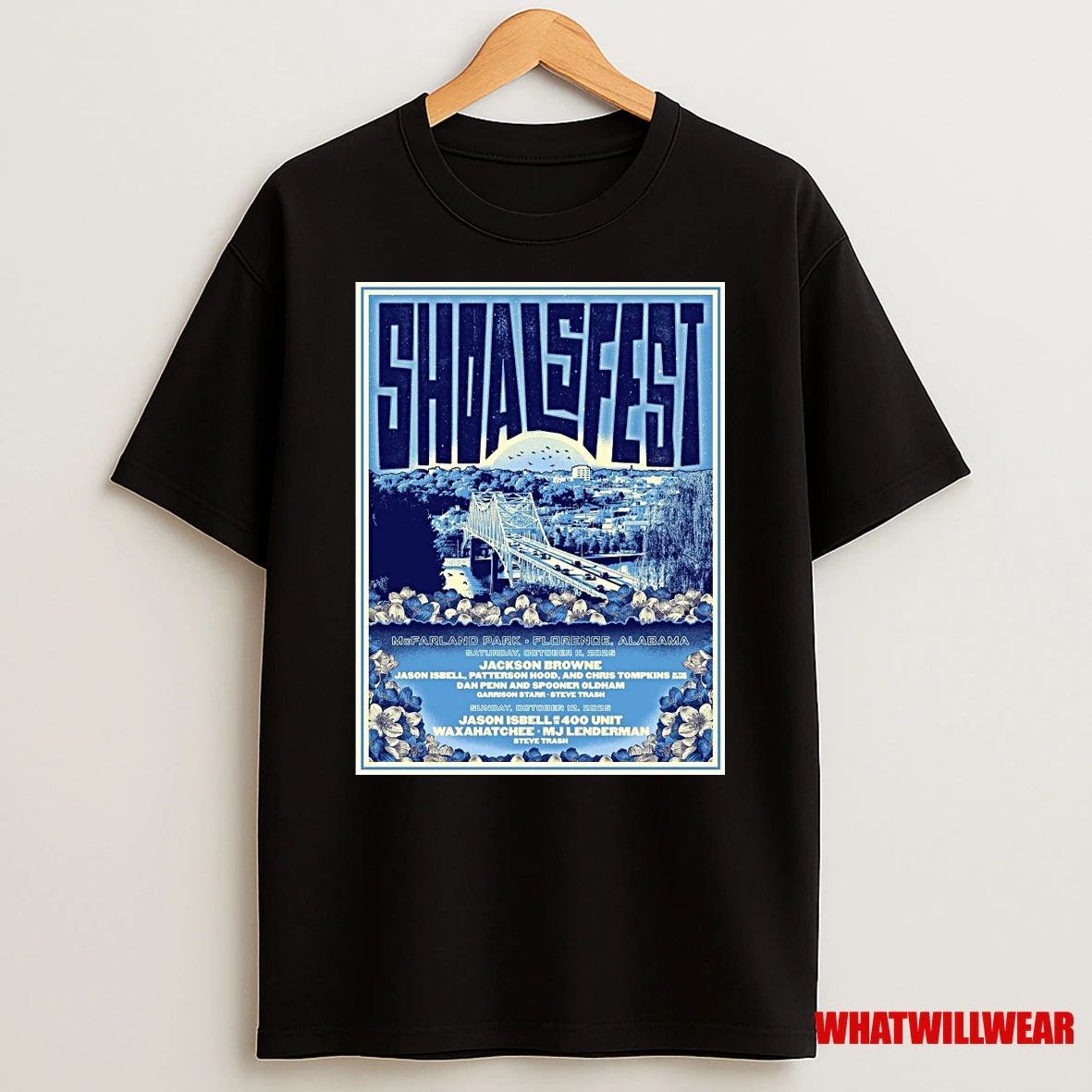 Shoals Fest In Florence Alabama At Mcfarland Park October 11 2025 T Shirts