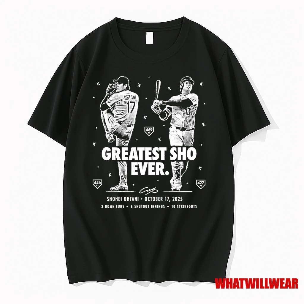Shohei Ohtani Greatest Sho Ever 2025 Shirts