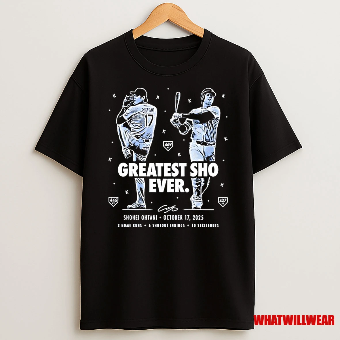 Shohei Ohtani Greatest Sho Ever Los Angeles Dodgers Baseball 2025 Signature Shirts