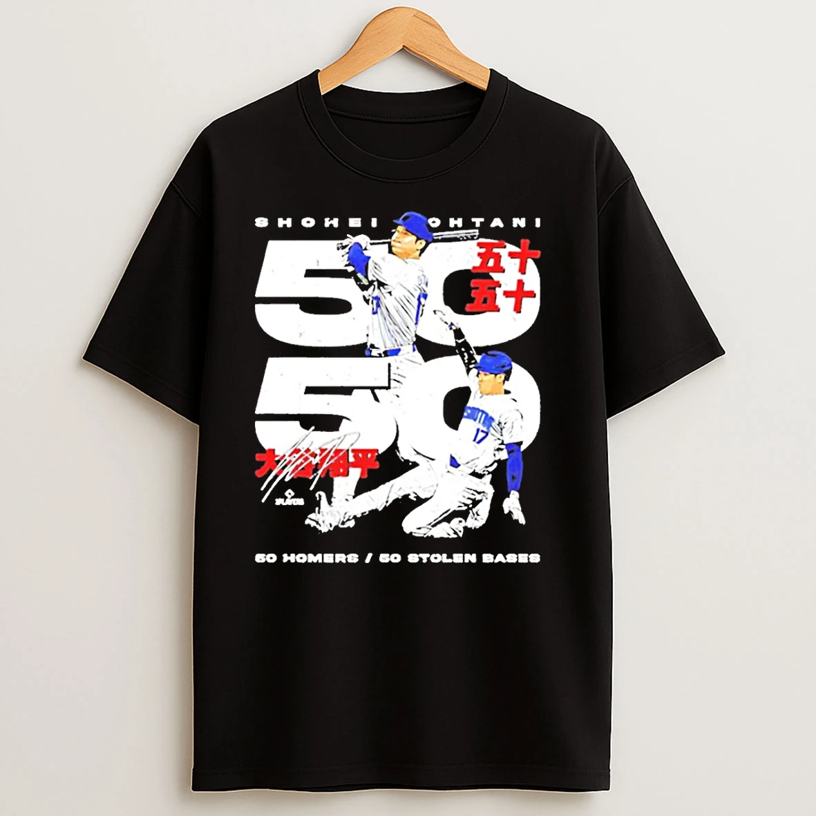 Shohei Ohtani Los Angeles D 50 50 Club Japanese T Shirts