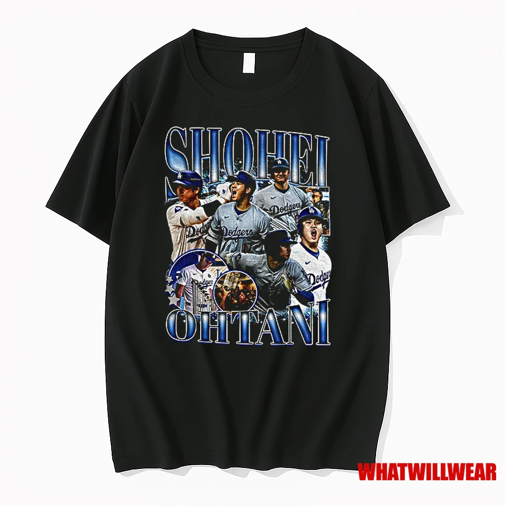Shohei Ohtani Los Angeles Dodgers Mlb Baseball Graphic Signature Shirts