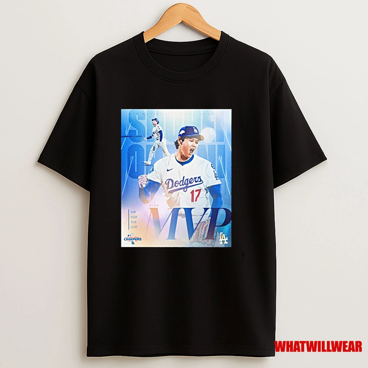 Shohei Ohtani Mvp Los Angeles Dodgers 2025 Nlcs Graphic Shirts