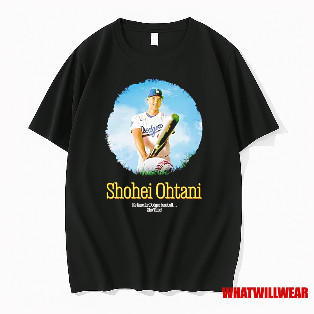 Shohei Ohtani Its Time For Dodgers Baseball Sho Time Shirts