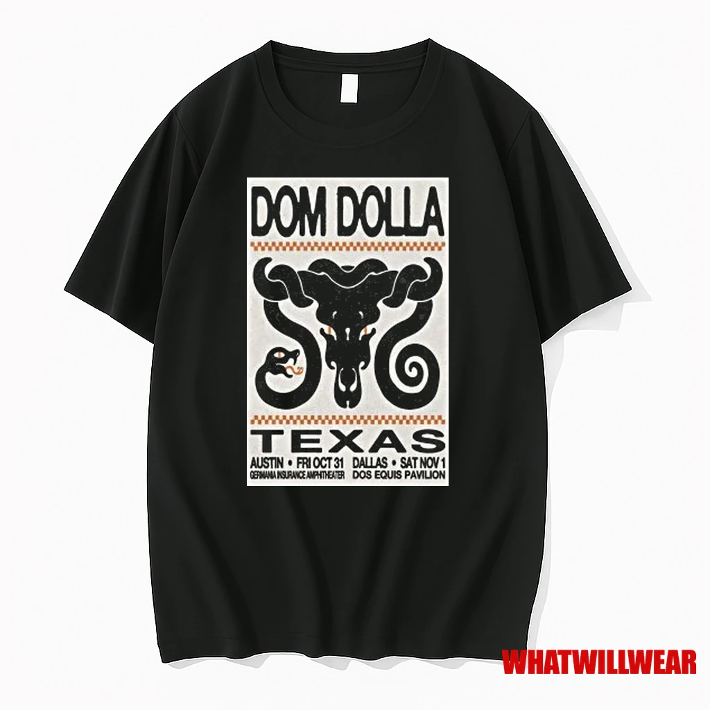Show Dom Dolla Nov 01 2025 Dos Equis Pavilion Dallas Tx Shirts
