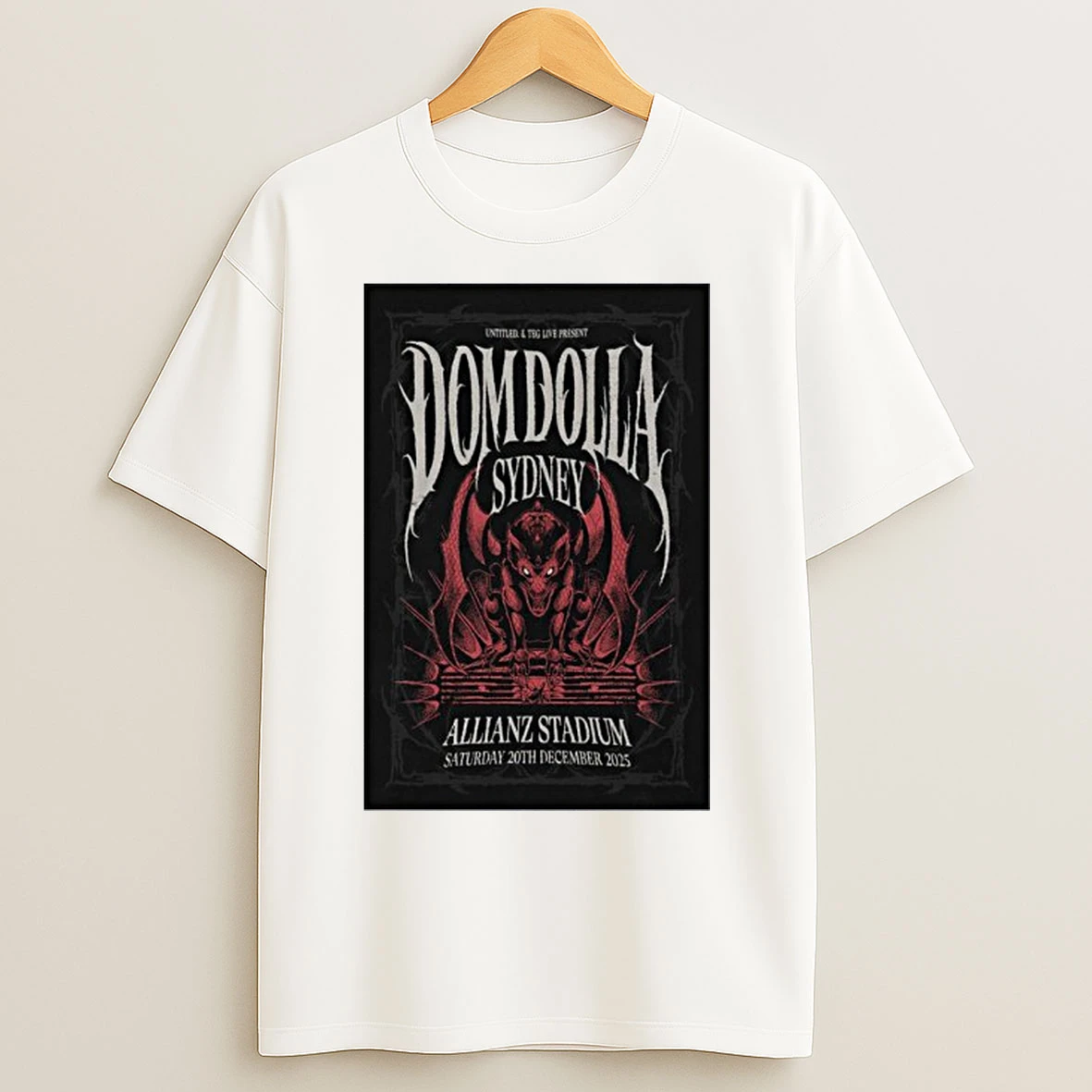 Show Dom Dolla Sydney Australia December 20 2025 T Shirts