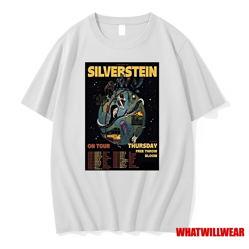 Silverstein 25 Years Of Noise Tour 2025 Shirts