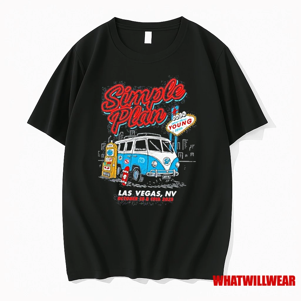Simple Plan Las Vegas Nv Event 2025 Shirts