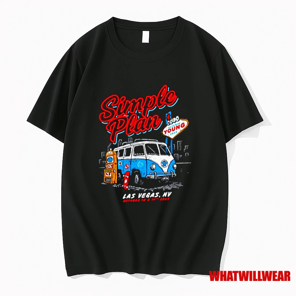 Simple Plan Las Vegas When We Were Young 2025 Shirts