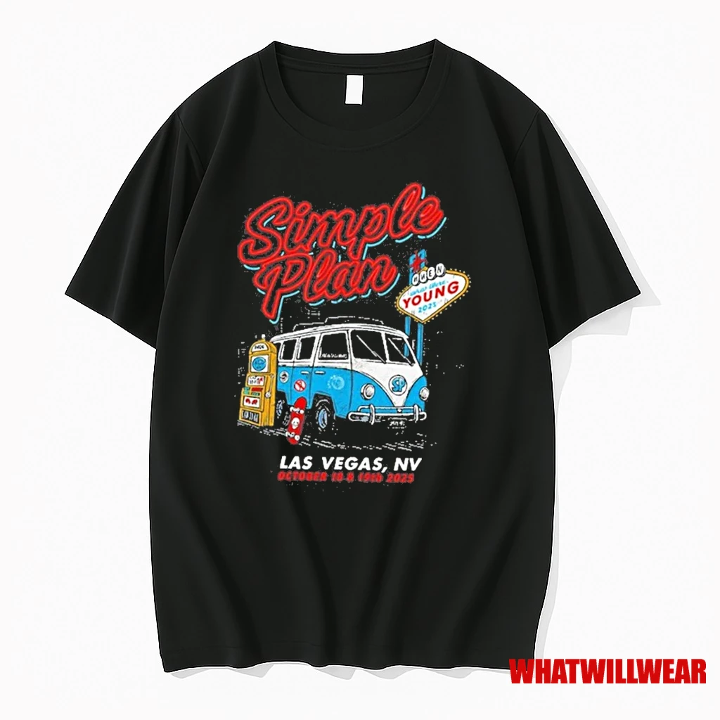 Simple Plan Tour Las Vegas Nv 2025 Shirts