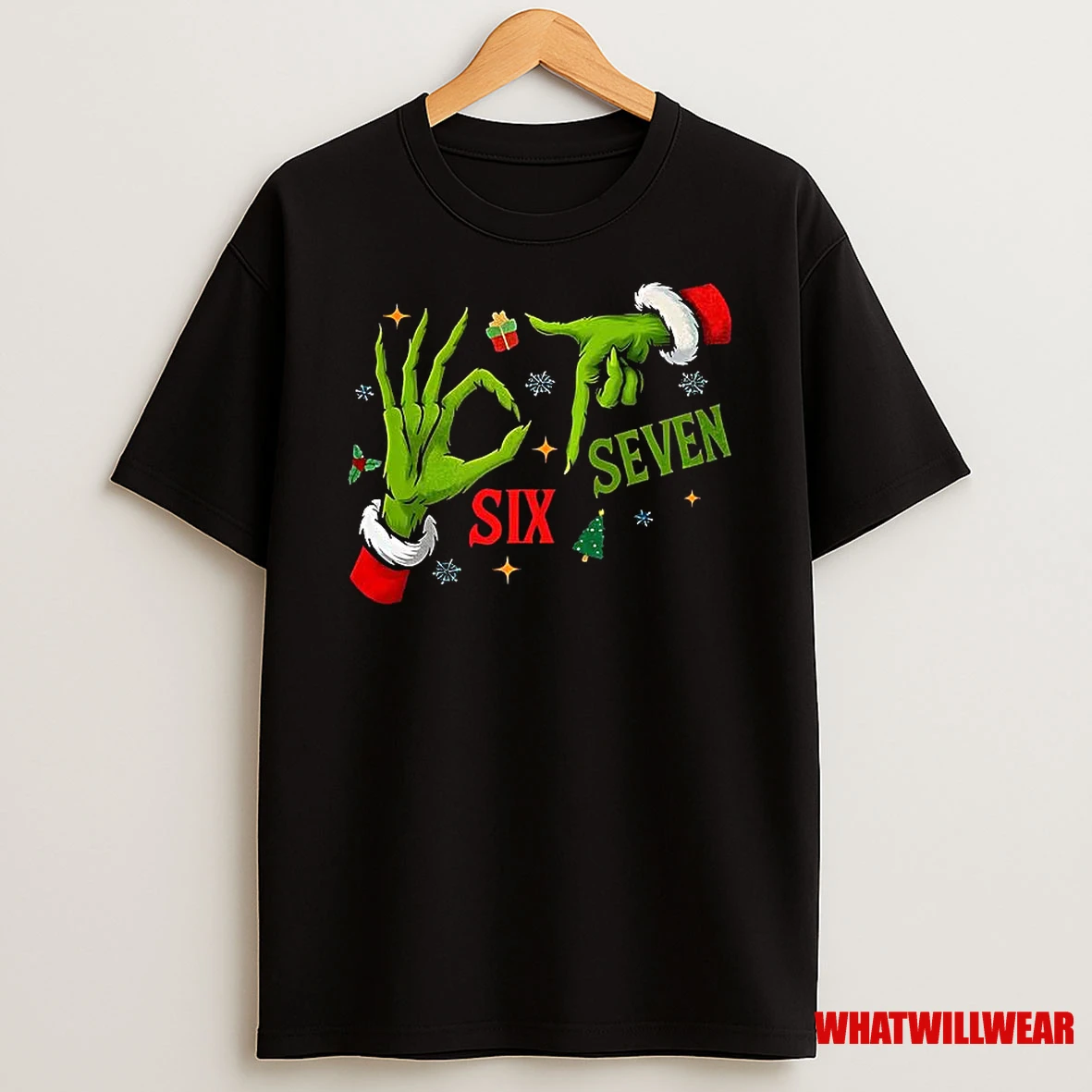 Six Seven Hand Xmas Christmas Shirts
