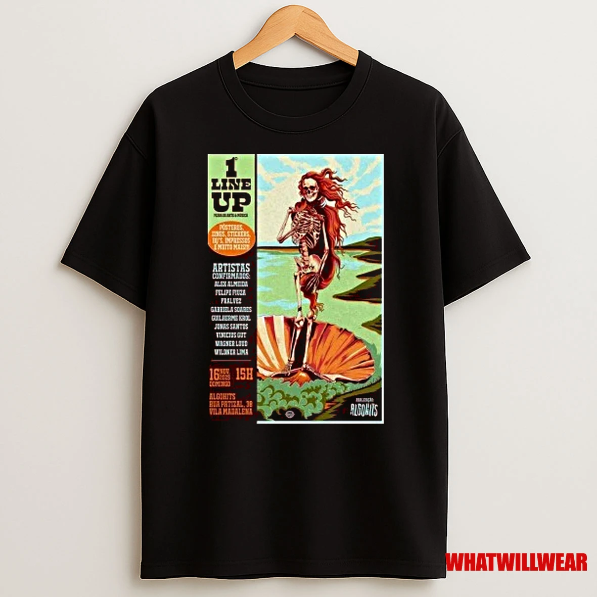 Skeleton Algohits Rua Patizal Event Shirts
