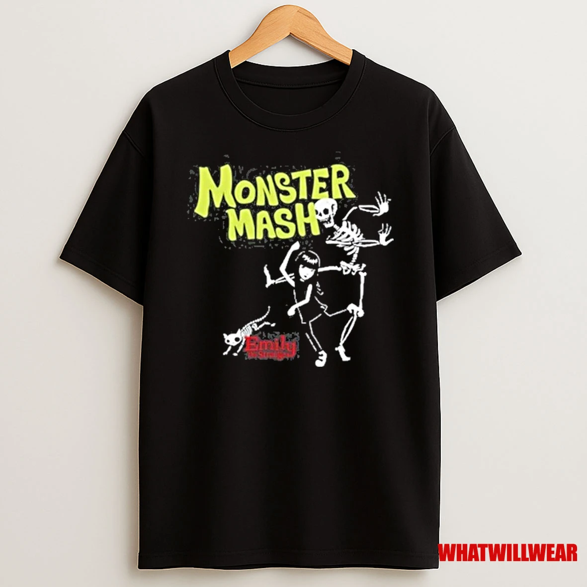 Skeleton Emily The Strange Green Monster Mash 2025 Shirts