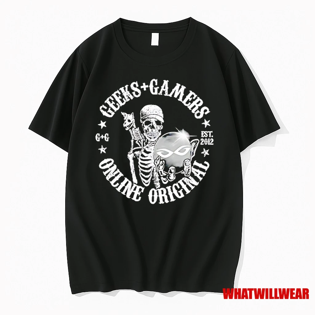 Skeleton Geeks Gamers Online Est 2012 Shirts
