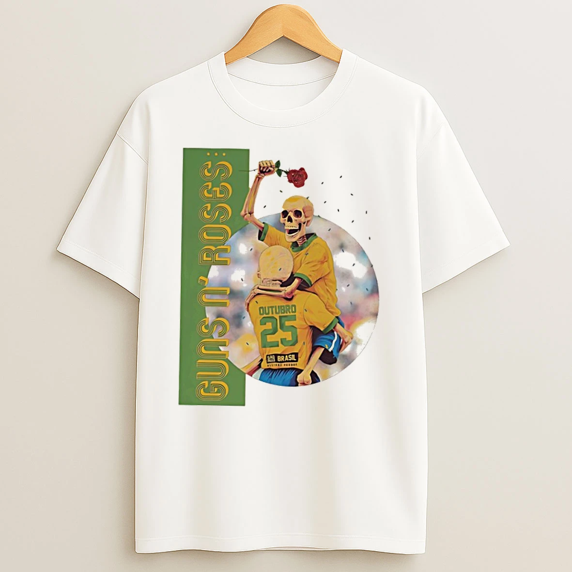Skeleton Guns N Roses Allianz Parque Sao Paulo Brazil 20225 T Shirts