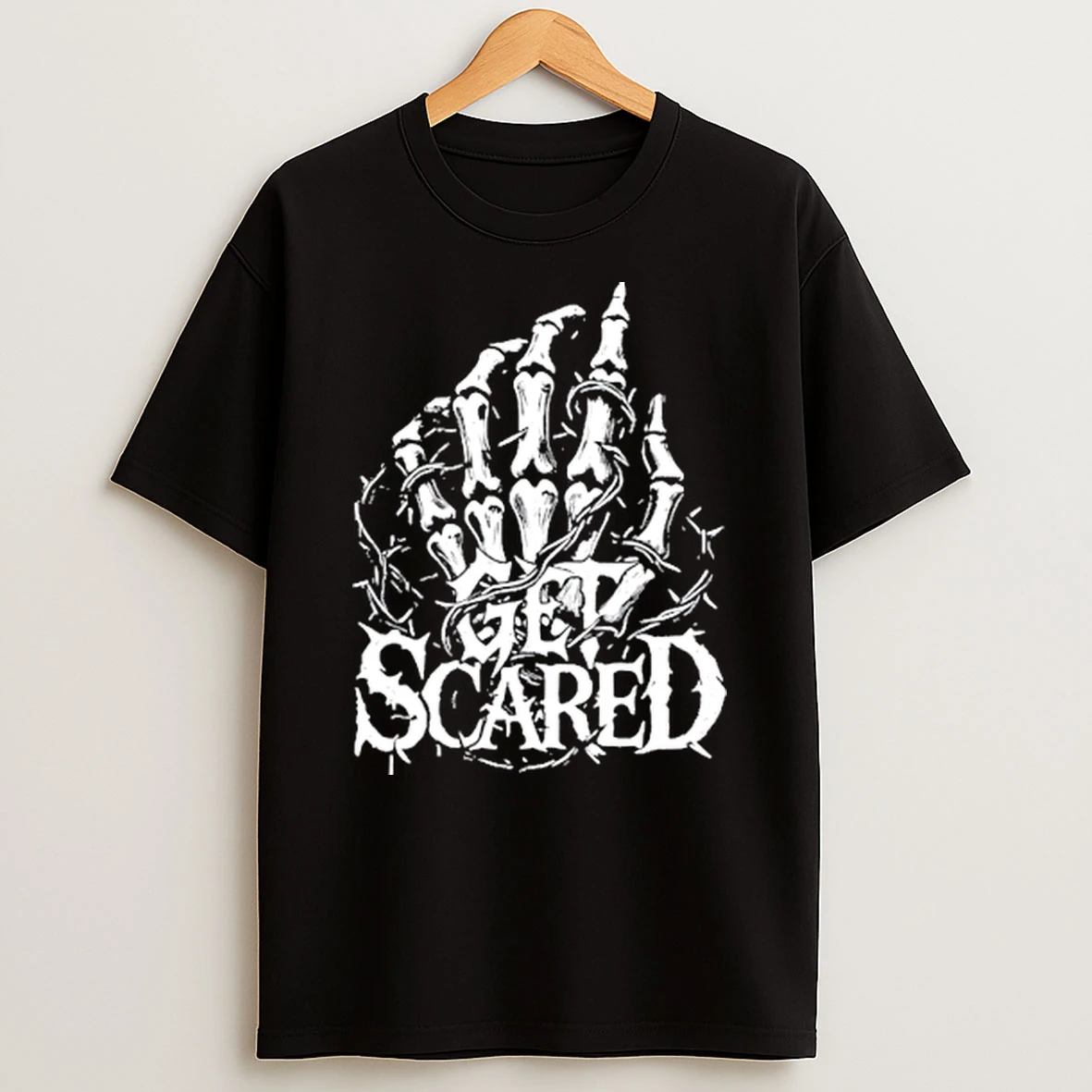 Skeleton Hand Get Scared Thorn Tour 2025 Shirts