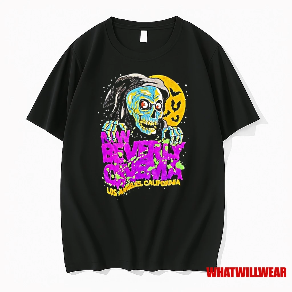 Skeleton New Beverly Cinema Los Angeles California Halloween Shirts