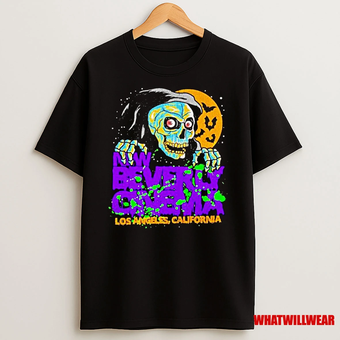 Skeleton New Beverly Cinema Los Angeles California Ornaments Shirts