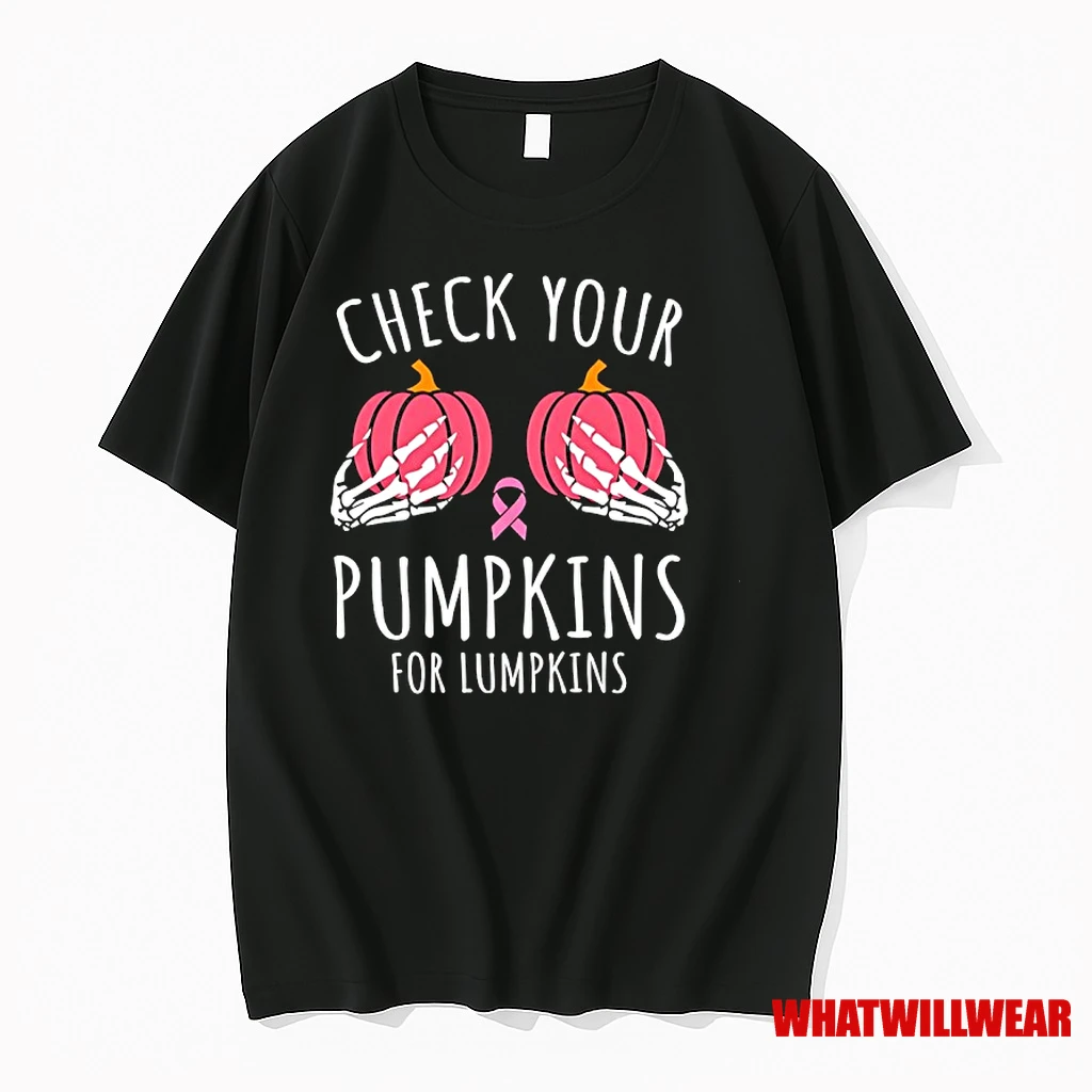 Skeleton Hands Check Your Pumpkins For Lumpkins Halloween Shirts
