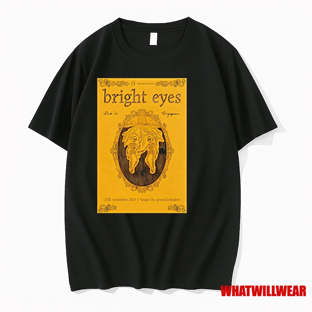 Skeleton Soaked In Water Bright Eyes Live In Singapore Scape The Ground Theatre Shirts