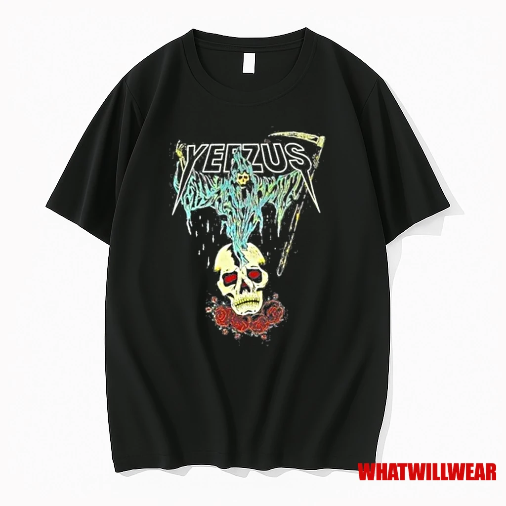 Skull And Rose Kanye West Ye Yeezus Grim Reaper 2025 Shirts