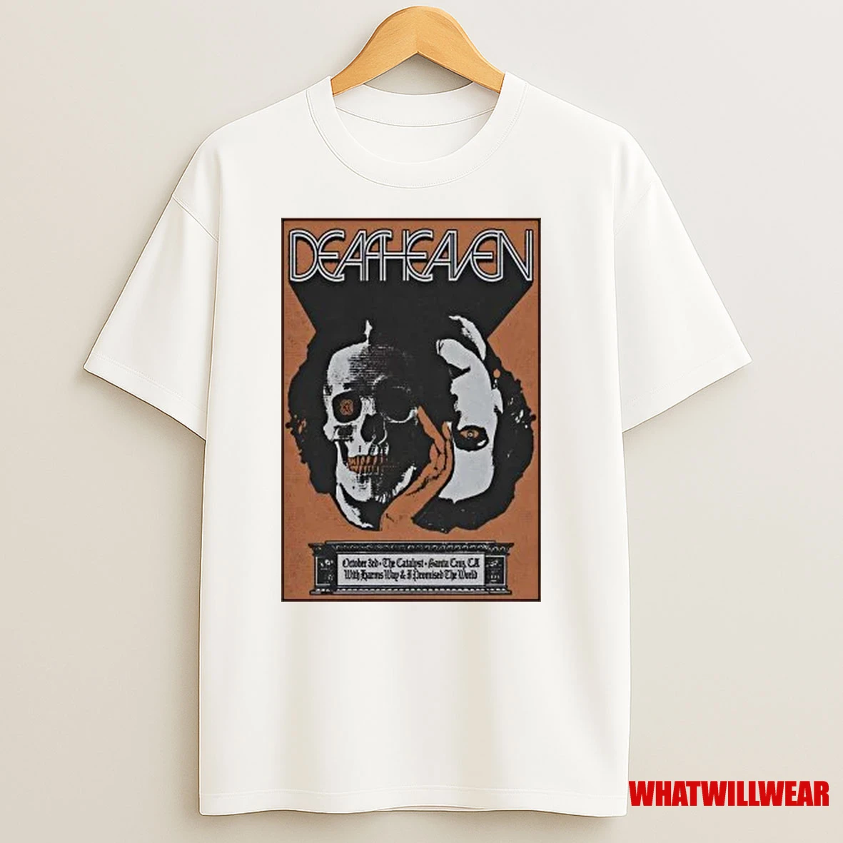 Skull Deafheaven Oct 3 2025 The Catalyst In Santa Cruz Ca Shirts