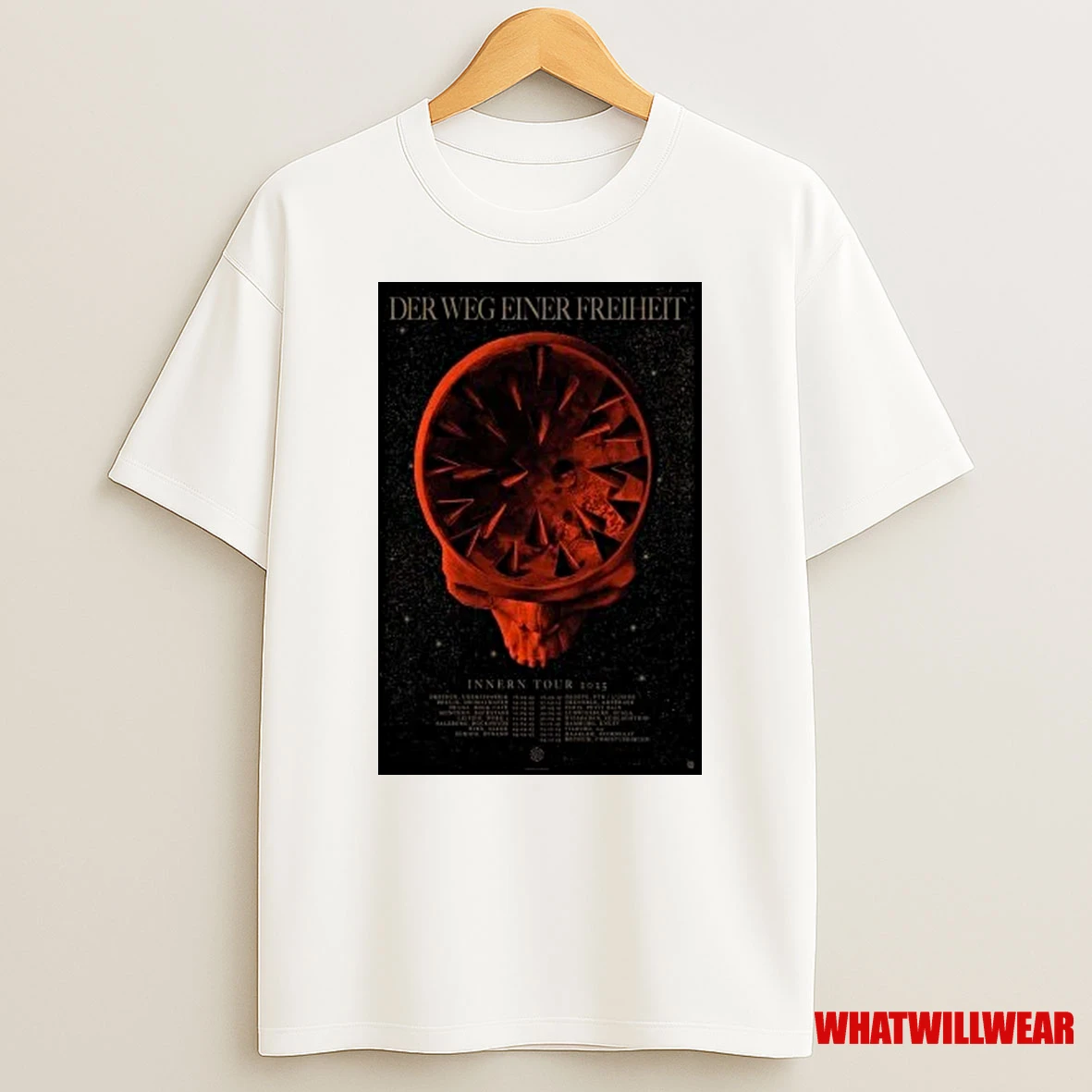 Skull Der Weg Einer Freiheit Innern Tour 2025 Shirts