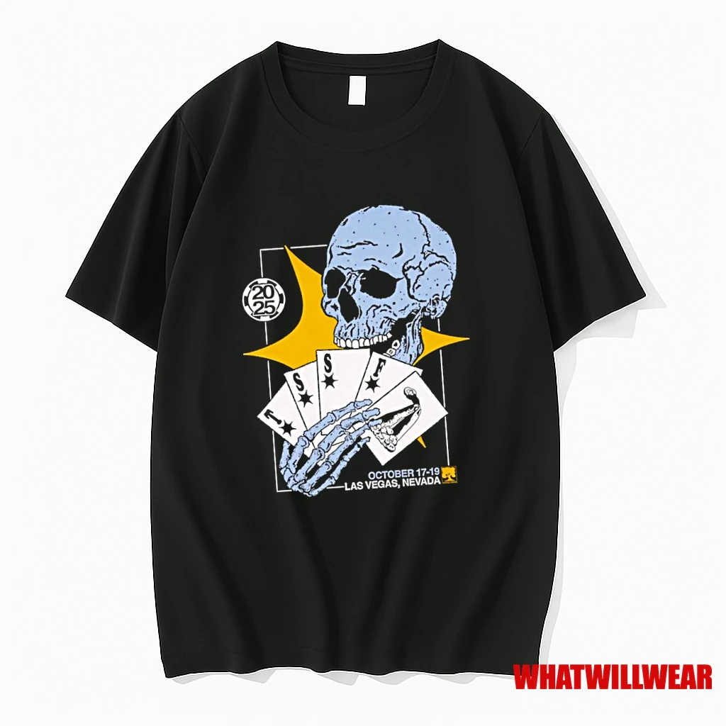 Skull Tssf October Las Vegas Nevada Shirts