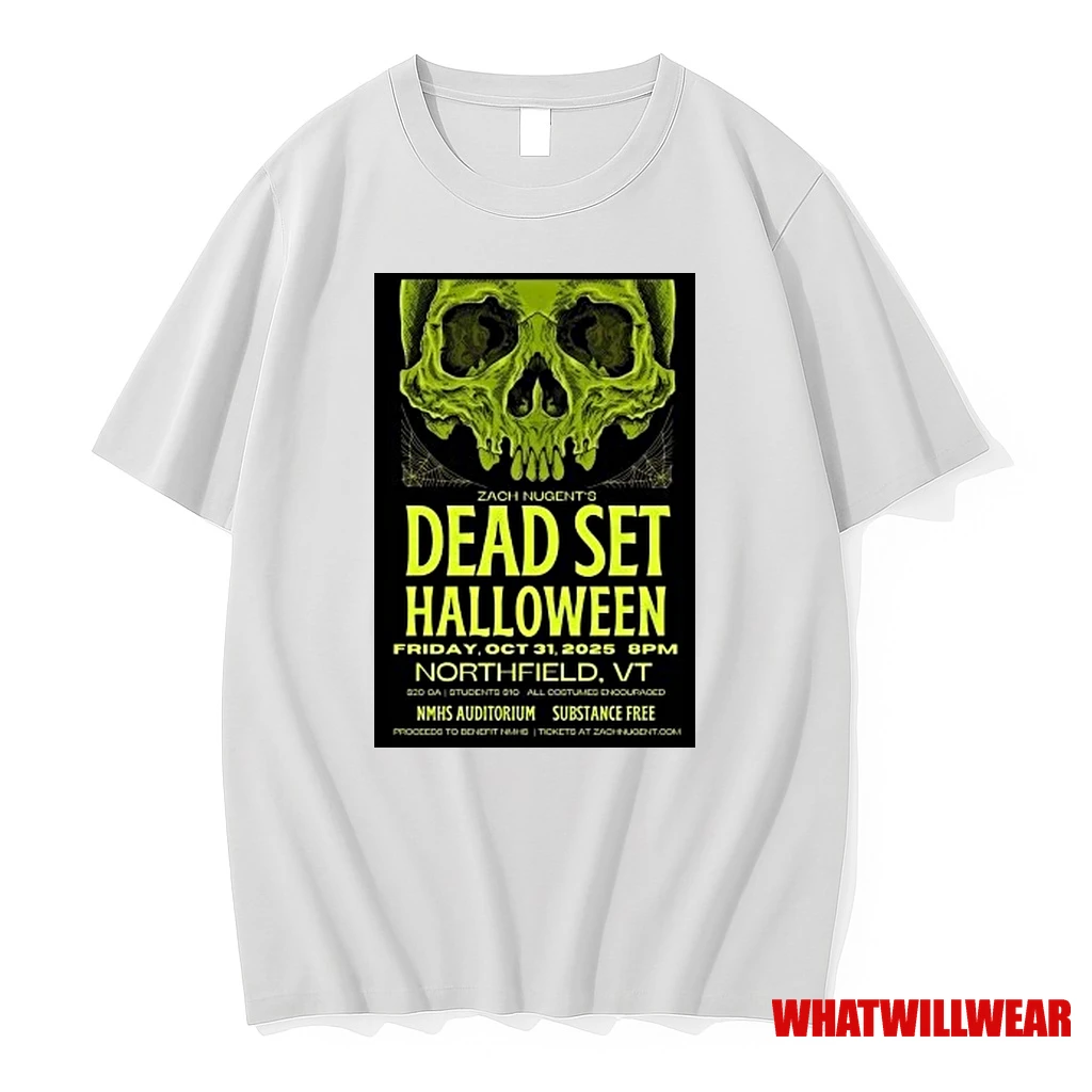 Skull Zach Nugents Dead Set Halloween The Auditorium At Nmhs On Oct 31 2025 Shirts