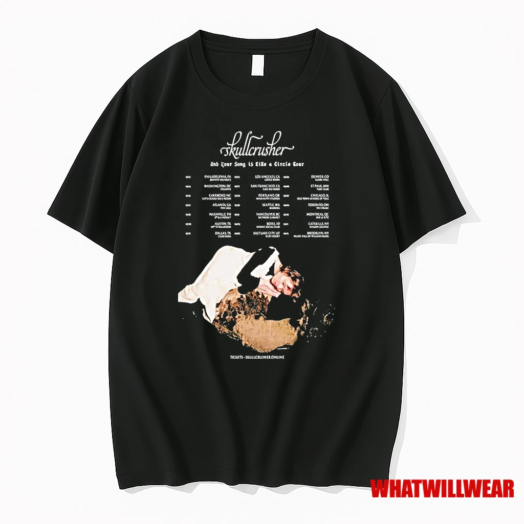 Skullcrusher And Your Song Is Like A Circle Tour 2026 Shirts