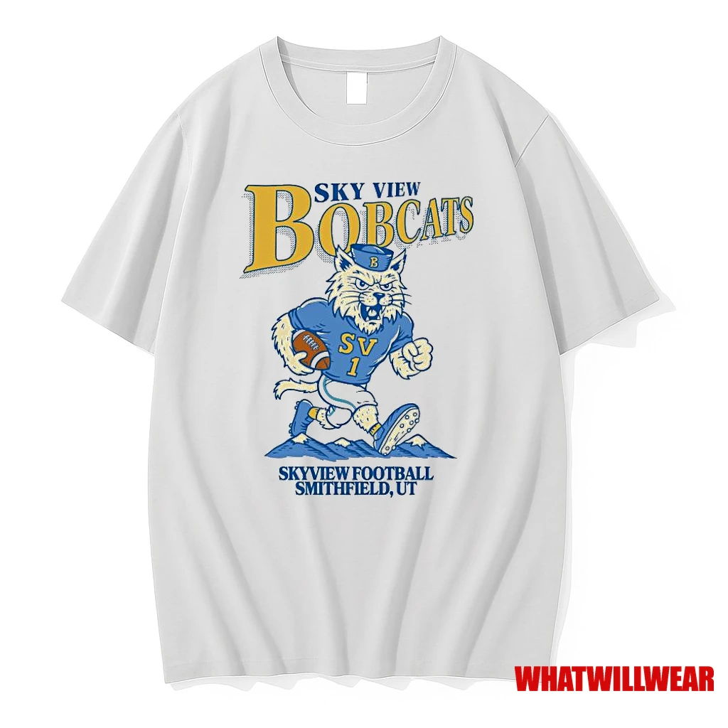 Sky View Bobcats Football Mascot 2025 Shirts