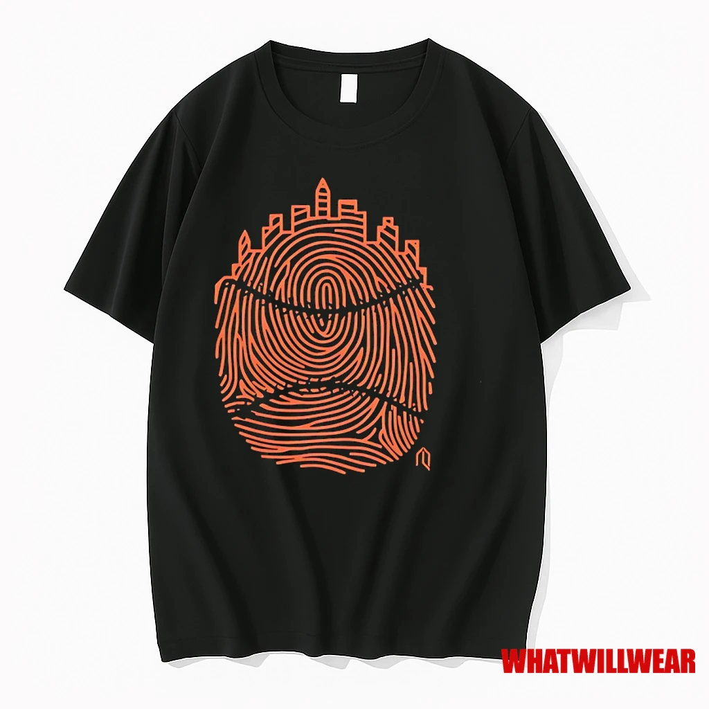 Skyline Fingerprint Baseball Shirts