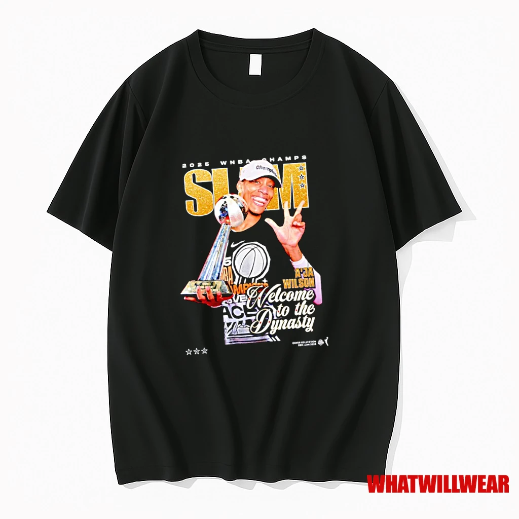 Slam Aja Wilson 2025 Wnba Champs Welcome To The Dynasty Shirts