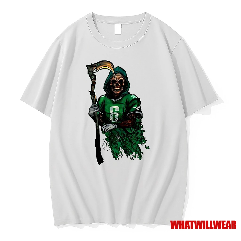 Slim Reaper Death Philadelphia Eagles Shirts