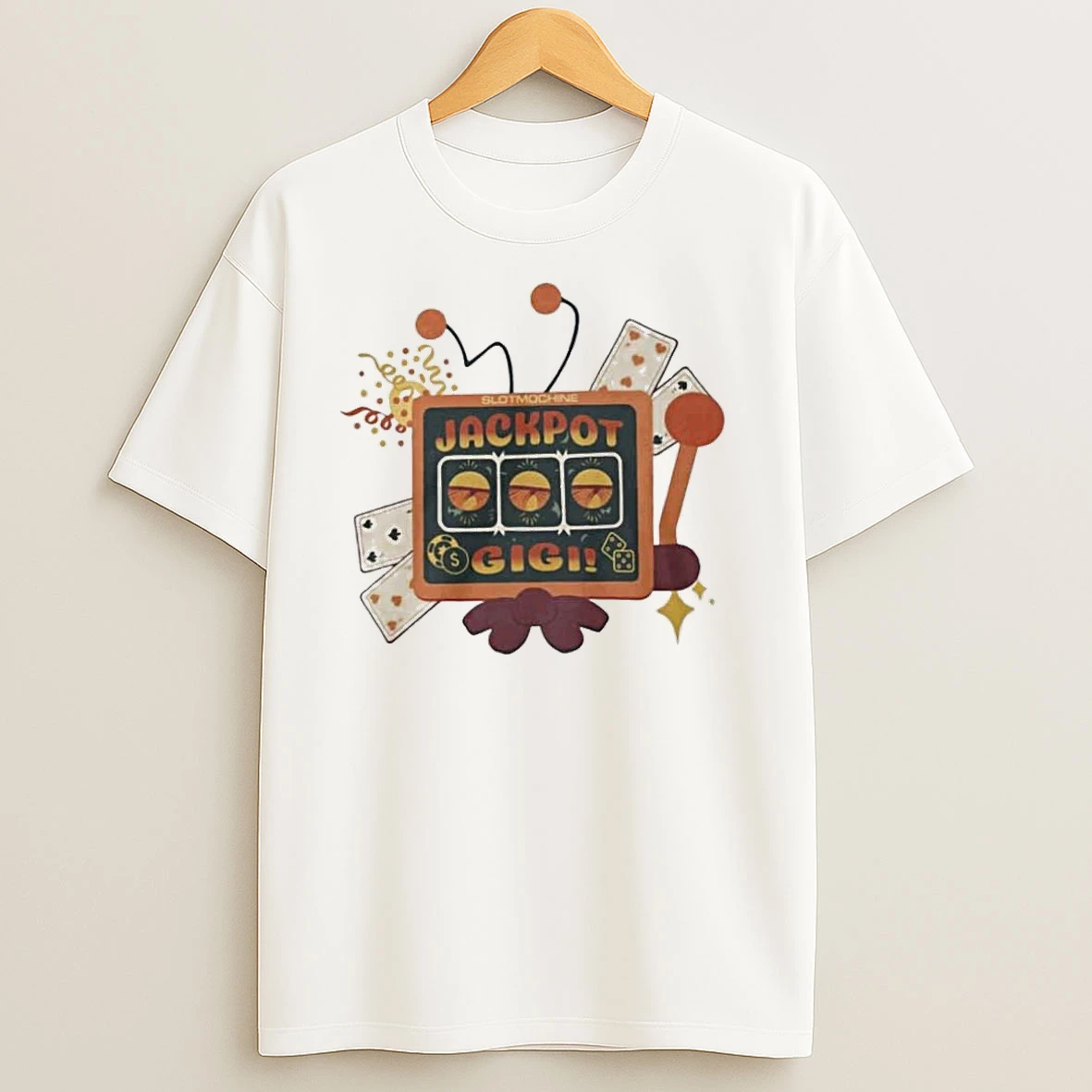Slotmachine Jackpot Gigi T Shirts