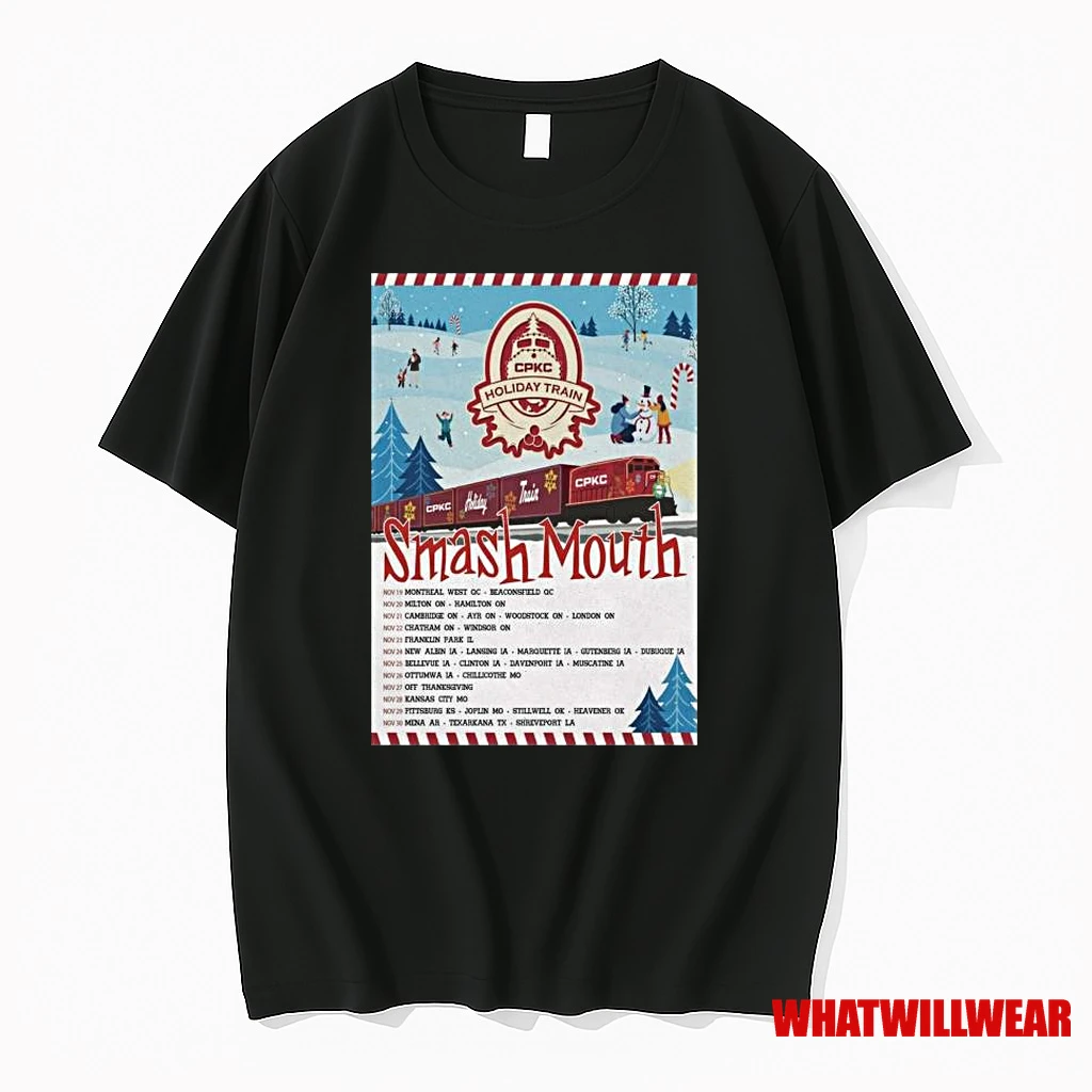 Smash Mouth Cpkc Holiday Train Event 2025 Shirts