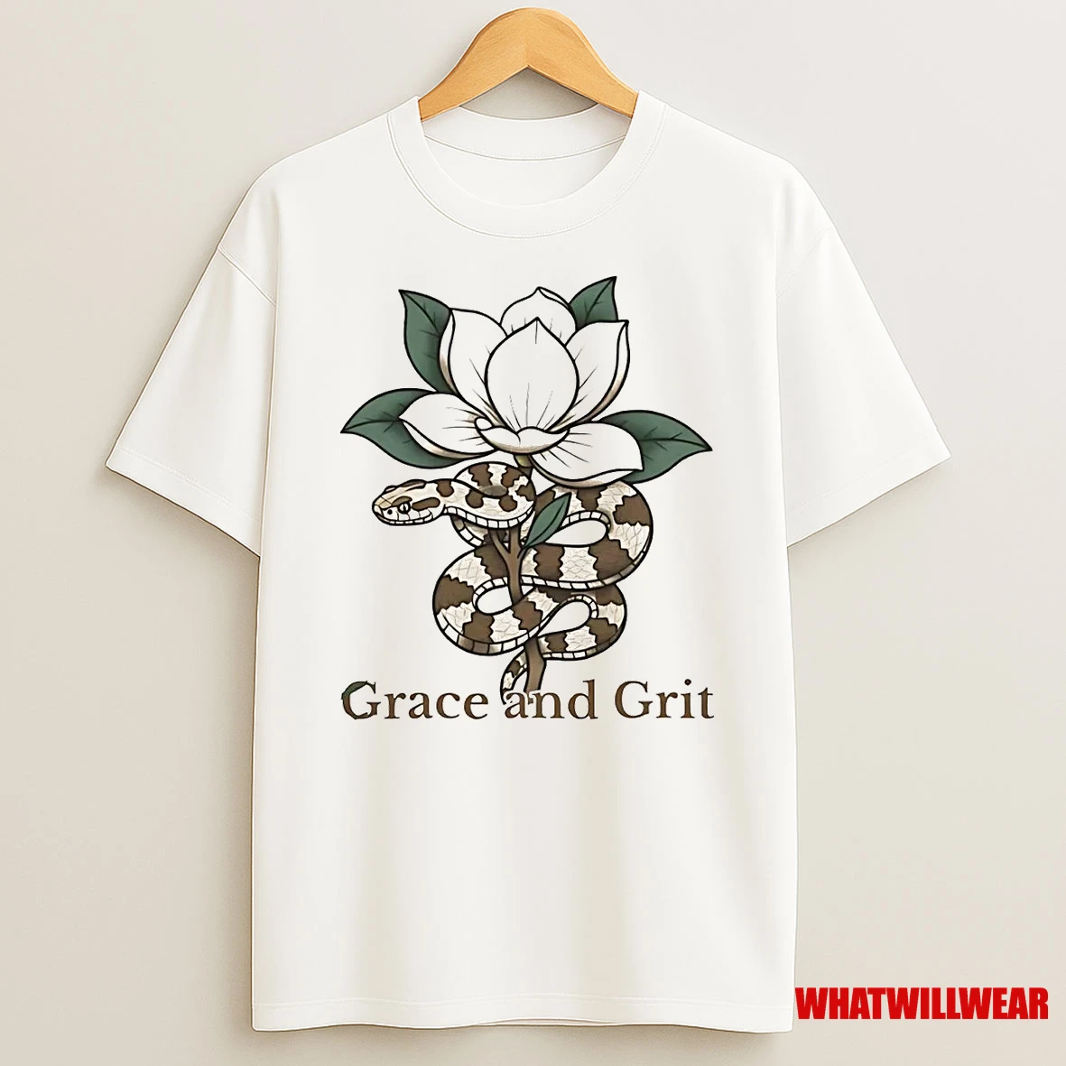 Snake And Lotus Grace And Grit Shirts