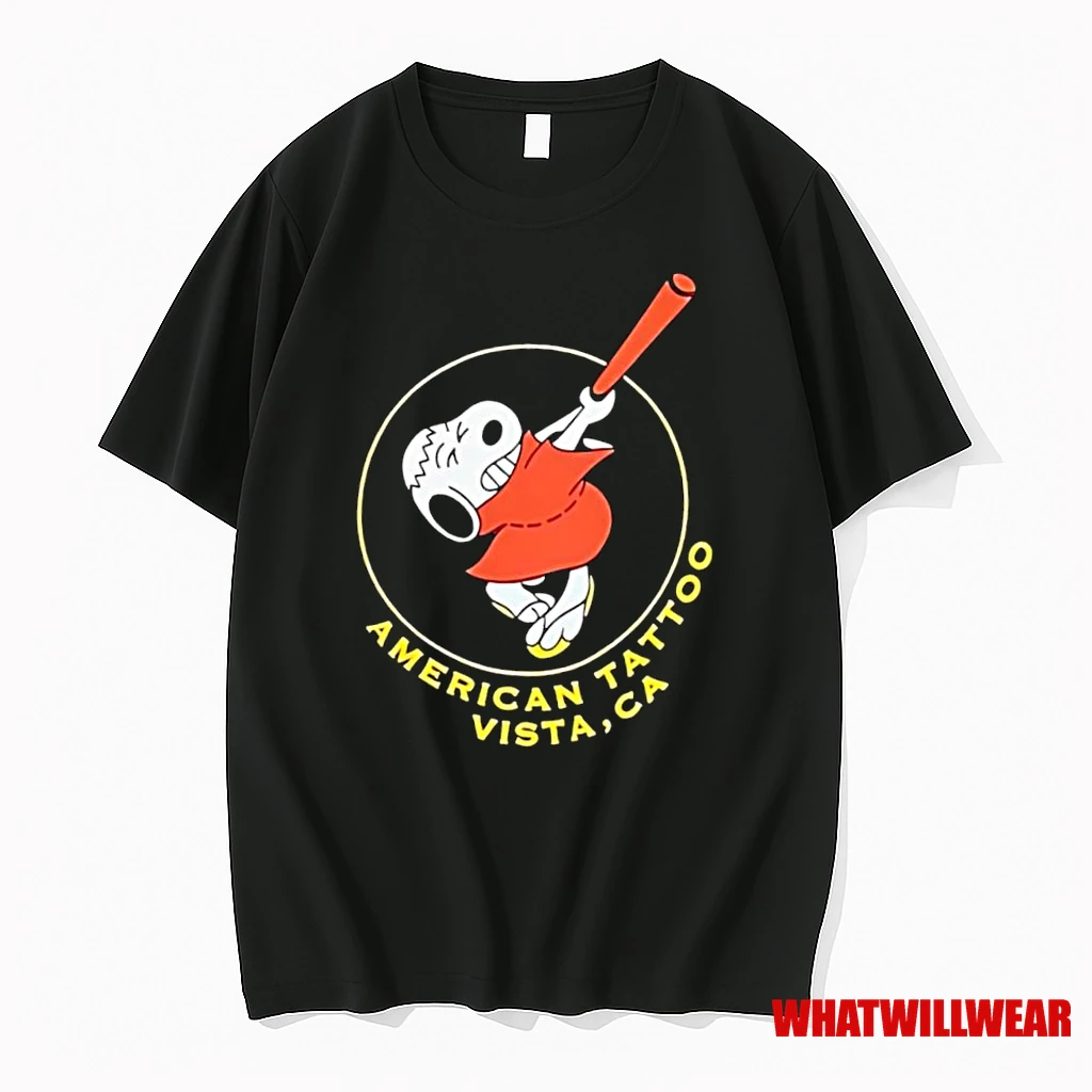 Snoopy American Tattoo Vista Ca Logo Shirts
