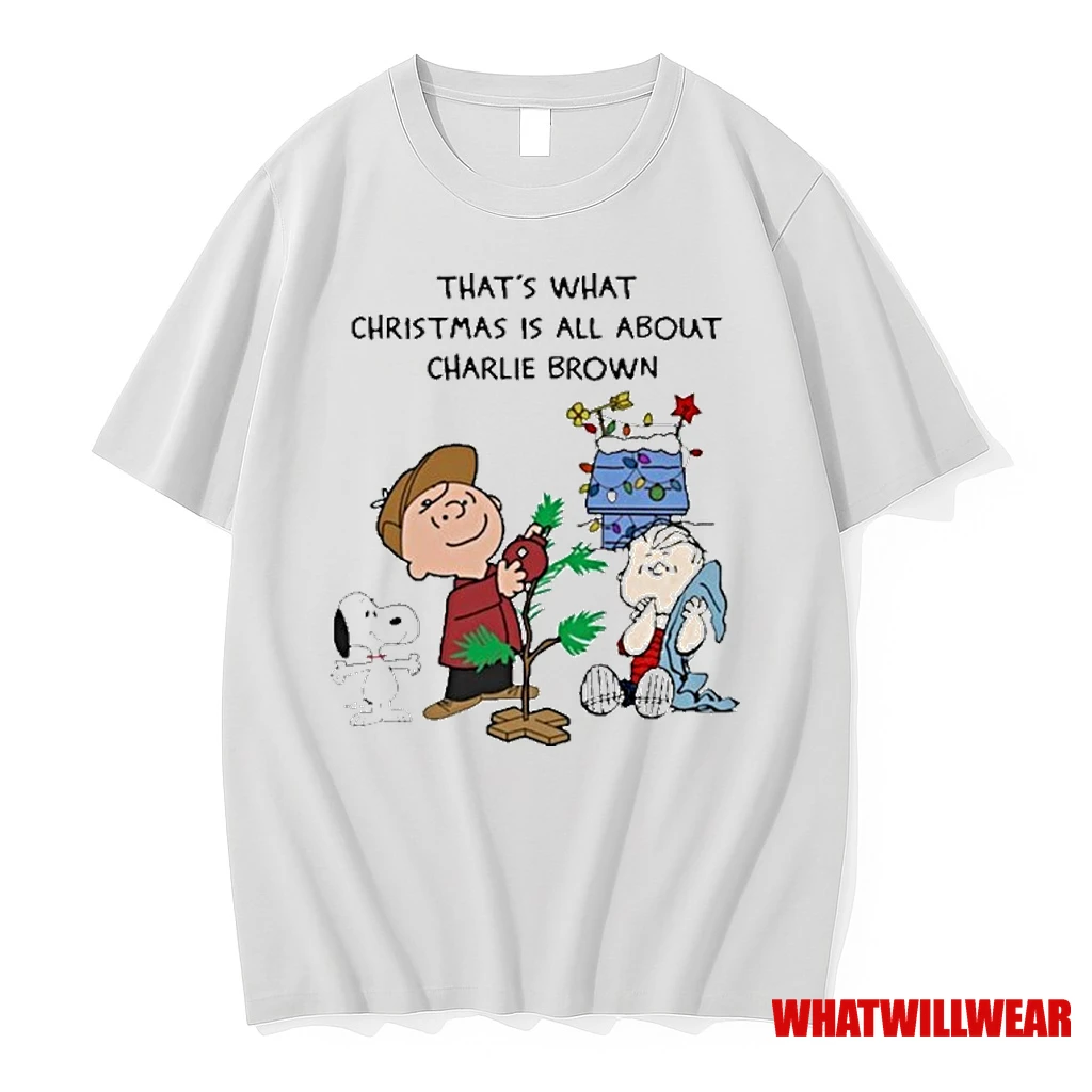 Snoopy And Friends Thats What Christmas Is All About Charlie Brown Shirts