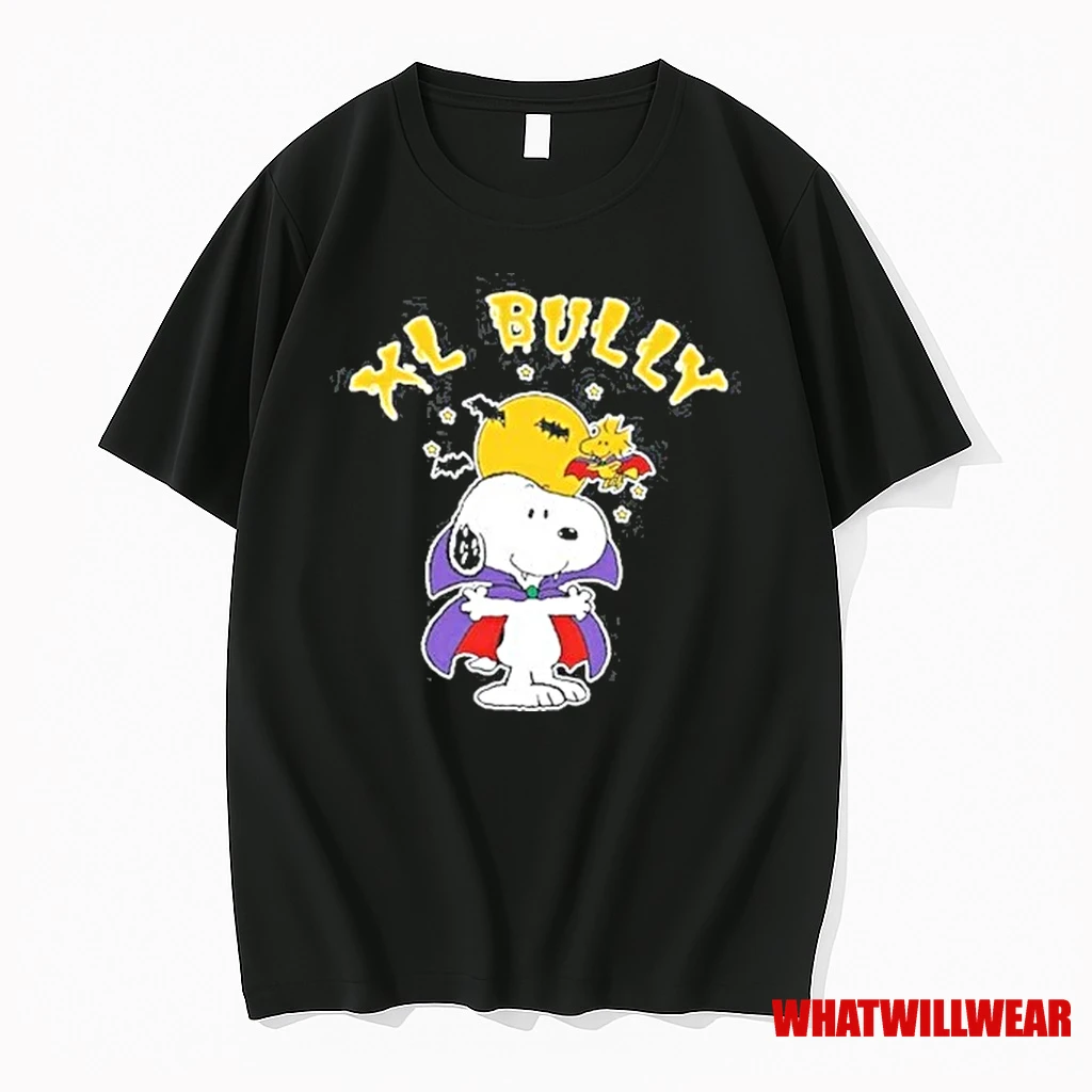 Snoopy And Woodstock Xl Bully Halloween 2025 Shirts